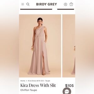 Elegant One-Shoulder Bridesmaid Dress